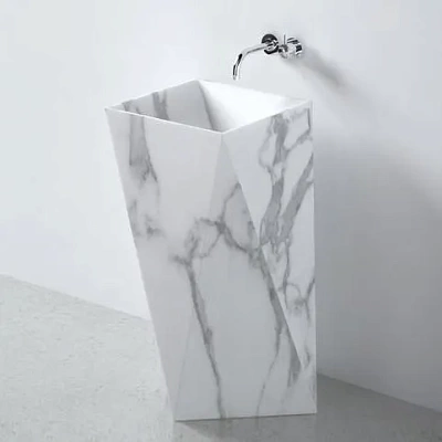 Umivaonik elegantni dijamantski prilagođeni od pločica