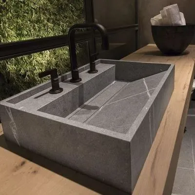 Mat sivi umivaonik sa originalnim odvodom